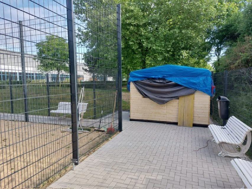 Es fängt an zu regnen!
