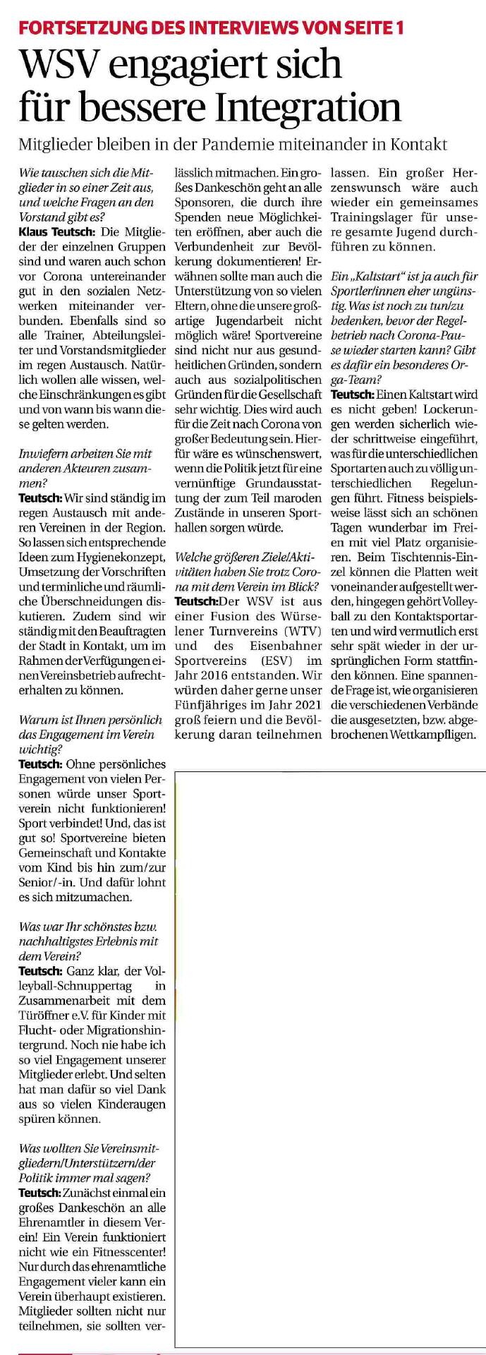 Aachener Zeitung am Sonntag, 27.12.2020